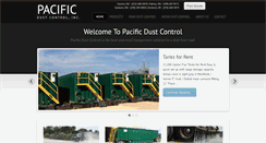 Desktop Screenshot of pacificdustcontrol.com
